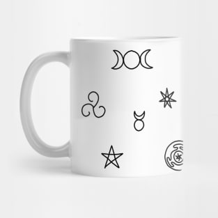 Wiccan Symbols Mug